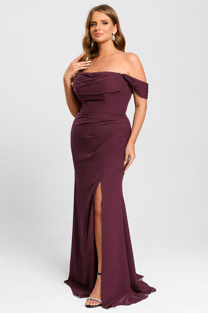 Robe Cérémonie Élégante À Décolleté - gallery 6