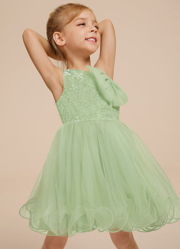 Robe Cérémonie Tulle Verte - gallery 3