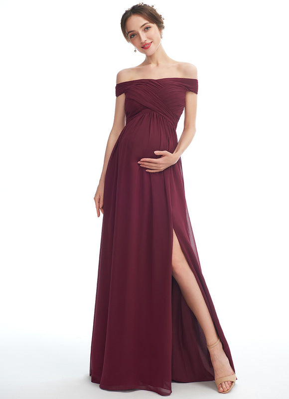 Robe Cérémonie Maternité Élégante - gallery 3
