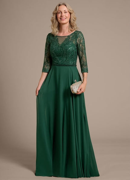 Robe Cérémonie Émeraude Chic