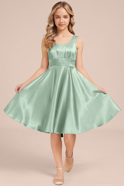 Robe Ceremonie Courte Satin - gallery 1