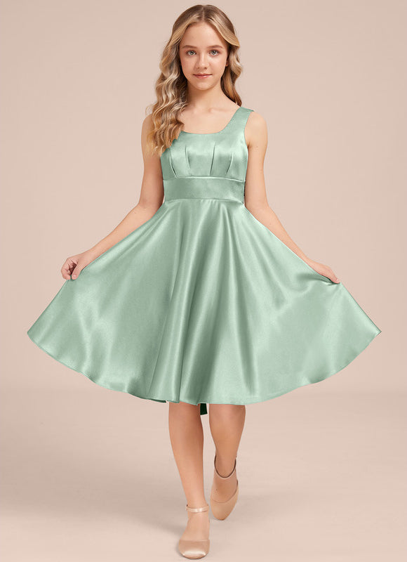 Robe Ceremonie Courte Satin - gallery 1