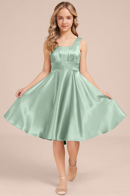 Robe Ceremonie Courte Satin - gallery 1