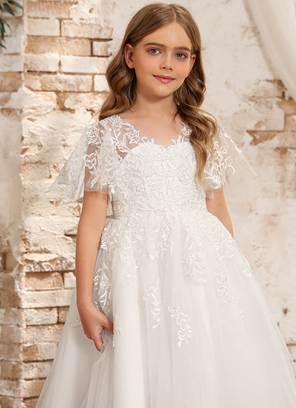 Robe Blanche Ceremonie Fille - gallery 8