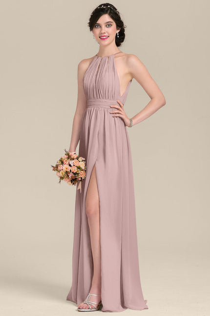 Robe Cérémonie Mousseline Longue - gallery 2