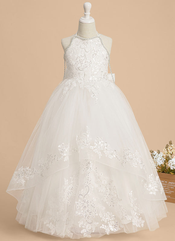 Robe Cérémonie De Fête Éthérée - gallery 1