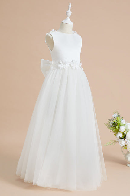 Robe Cérémonie Glamour Enfant Satiné - gallery 2