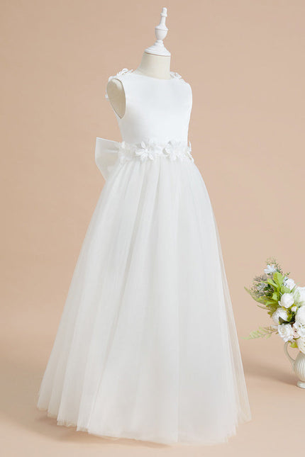 Robe Cérémonie Glamour Enfant Satiné - gallery 2