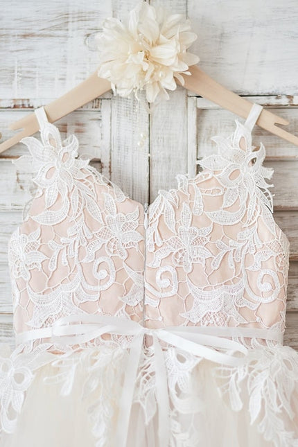 Robe Ceremonie Fille Broderie Anglaise - gallery 3