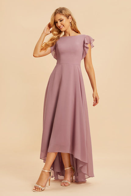 Robe Cérémonie Col Rond Volantée - gallery 3