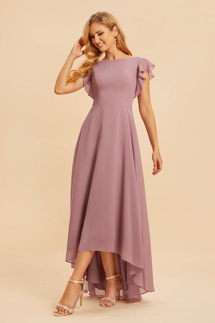 Robe Cérémonie Col Rond Volantée - gallery 3