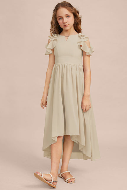 Robe Cérémonie Mousseline Marine - gallery 5