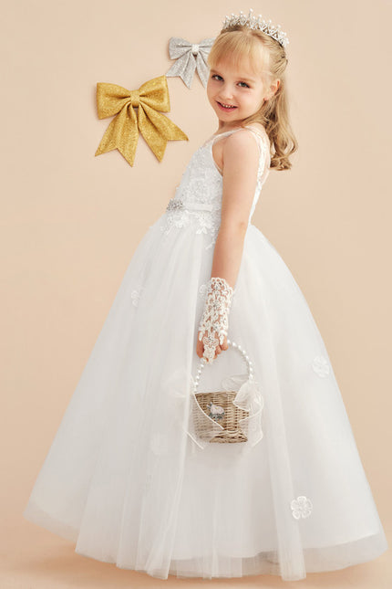 Robe Cérémonie Tulle Navy Floral - gallery 1