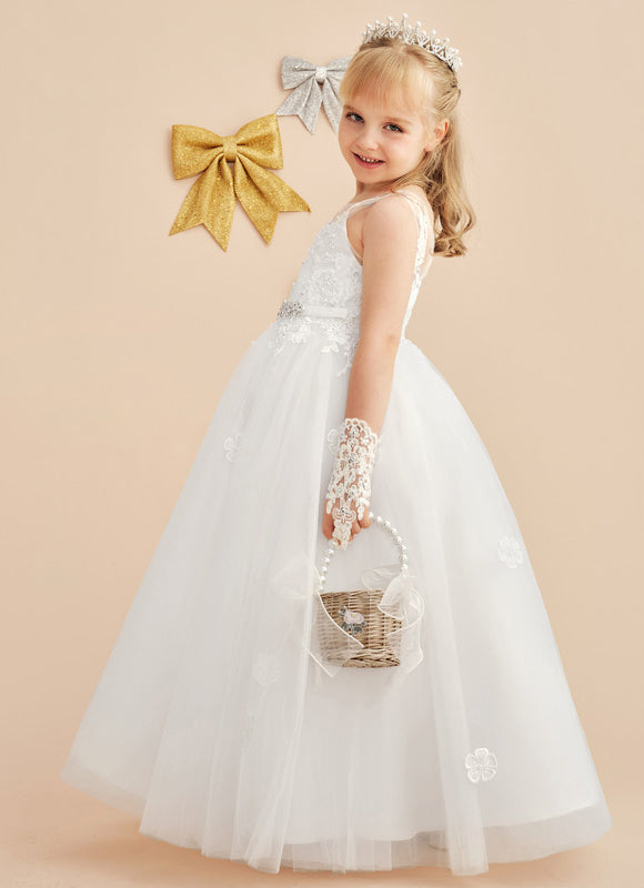 Robe Cérémonie Tulle Navy Floral - gallery 1