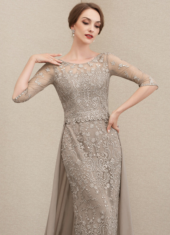 Robe Longue Ceremonie Beige - gallery 3