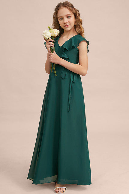 Robe Cérémonie Longue Vert Deau - gallery 1