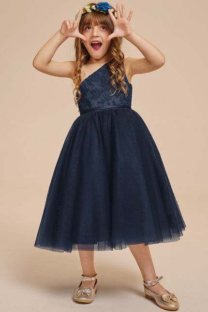 Robe Cérémonie Tulle Asymétrique - gallery 1