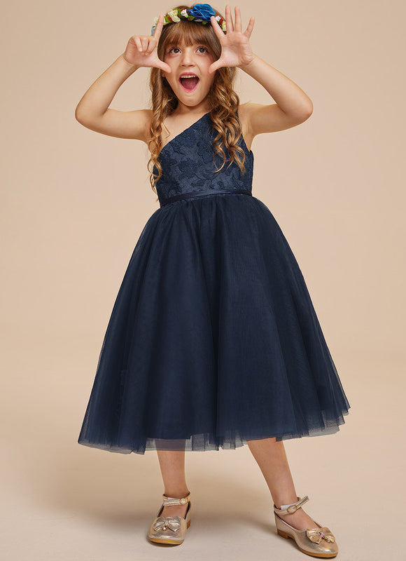 Robe Cérémonie Tulle Asymétrique - gallery 1