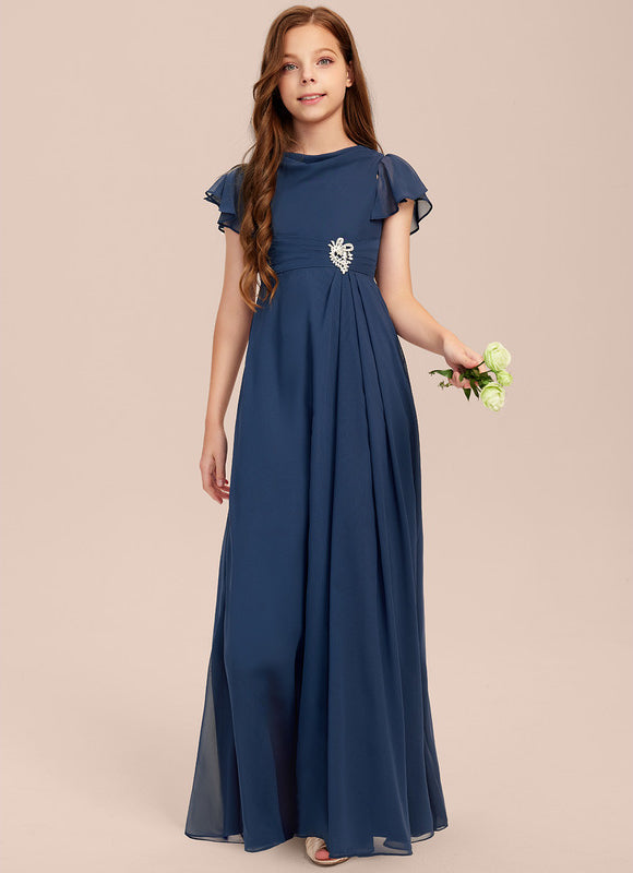 Robe Cérémonie Bleue Chic - gallery 6