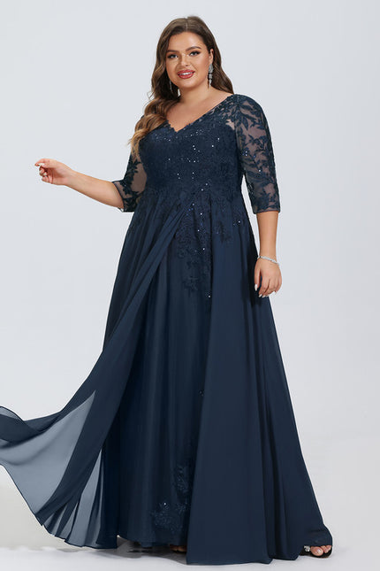 Robe Cérémonie Longue Bleu Royal - gallery 5