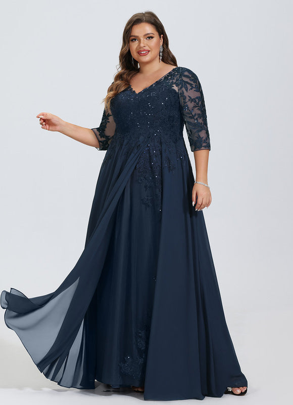 Robe Cérémonie Longue Bleu Royal - gallery 5