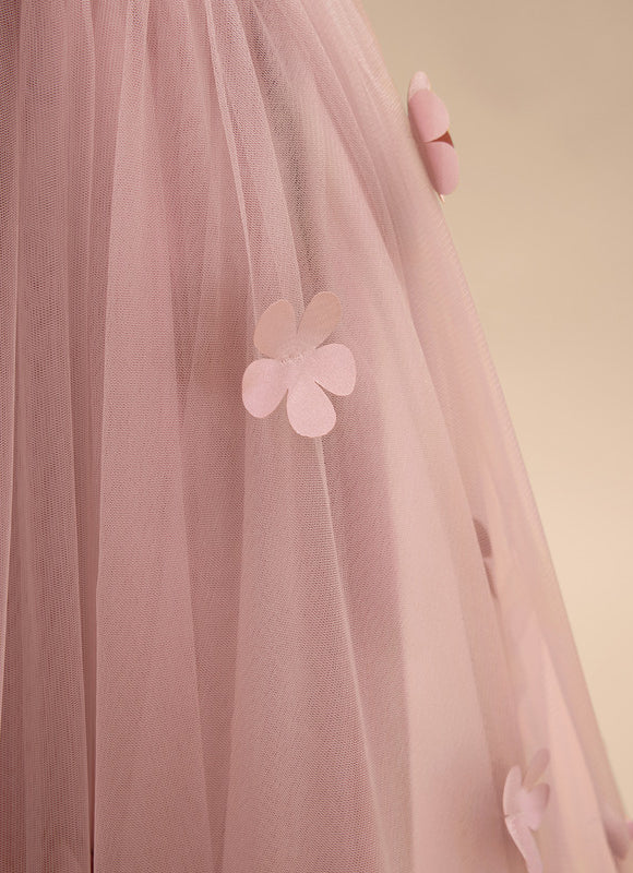 Robe Cérémonie Fleurie Poudrée - gallery 6