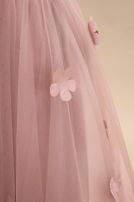 Robe Cérémonie Fleurie Poudrée - gallery 6