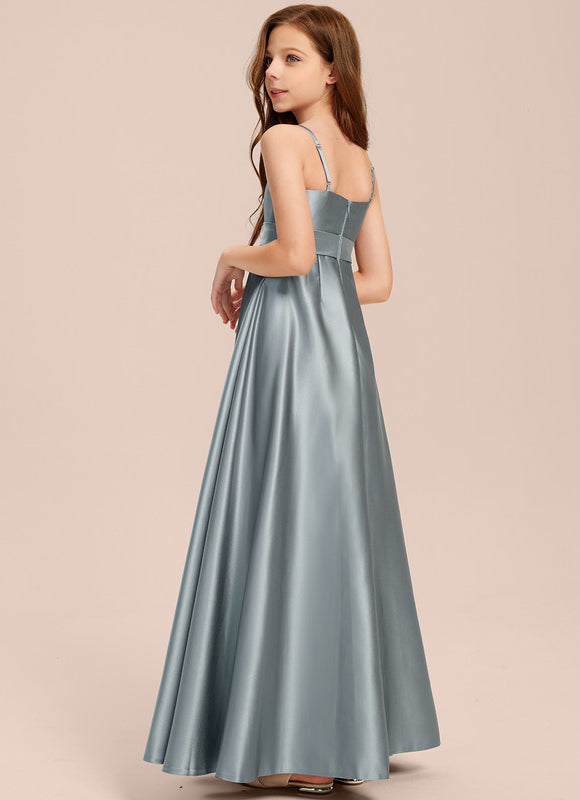 Robe Cérémonie Satin Azur - gallery 1