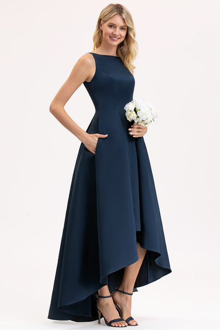 Robe Cérémonie Satinée Céleste - gallery 2