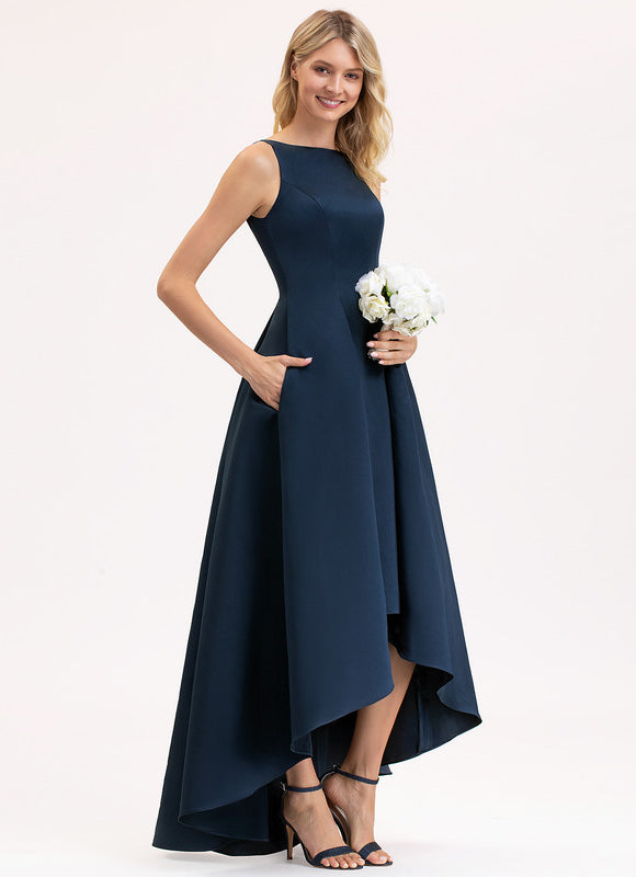 Robe Cérémonie Satinée Céleste - gallery 2