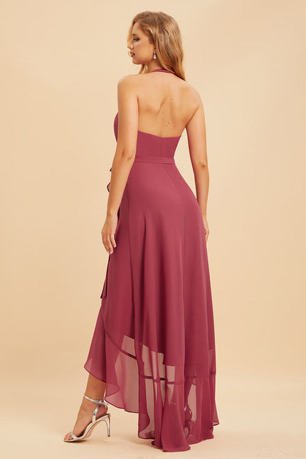 Robe Cérémonie Mousseline Asymétrique - gallery 6
