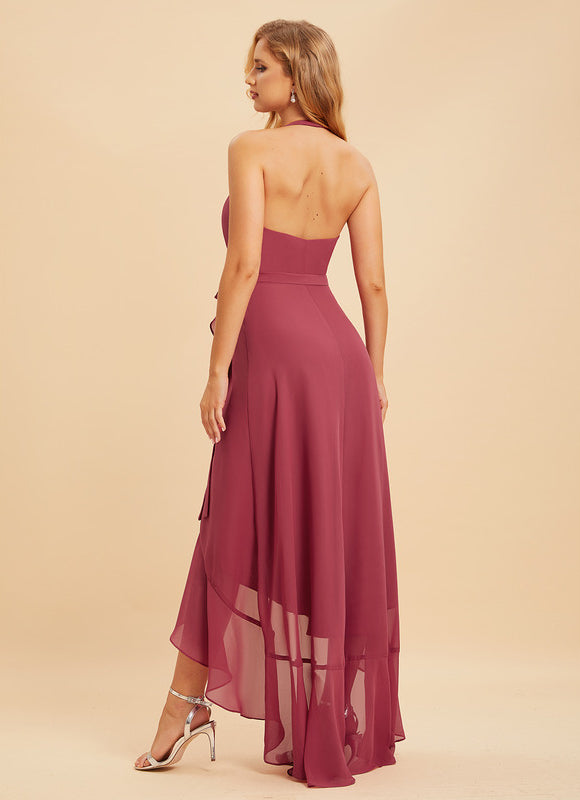Robe Cérémonie Mousseline Asymétrique - gallery 6