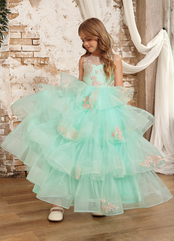 Robe Cérémonie Tulle Aquatique - gallery 6