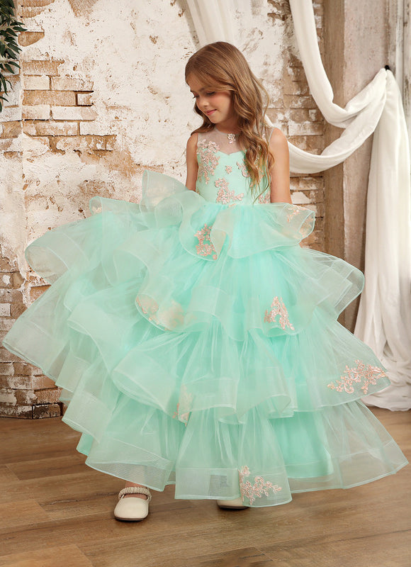 Robe Cérémonie Tulle Aquatique - gallery 6