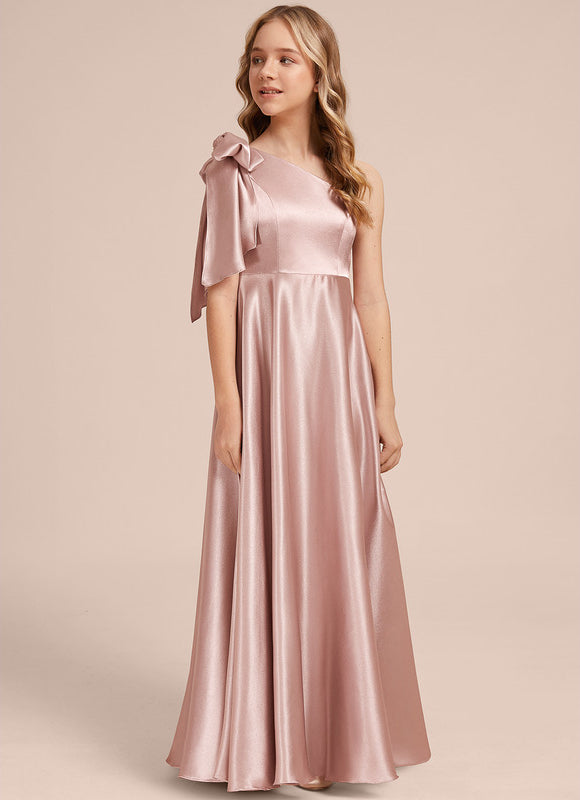 Robe Cérémonie Satin Rose Chic - gallery 5