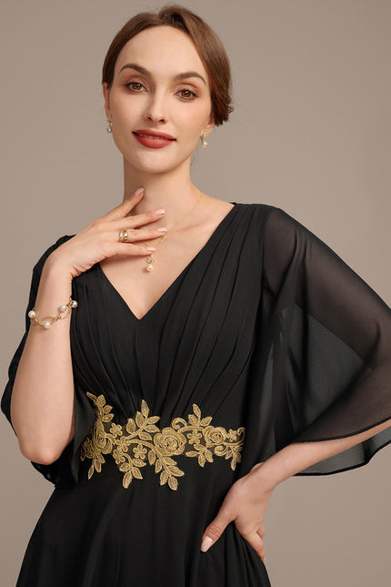 Robe Cérémonie Élégante Appliquée - gallery 1