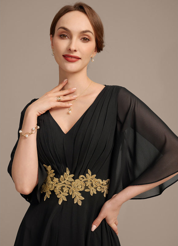 Robe Cérémonie Élégante Appliquée - gallery 1