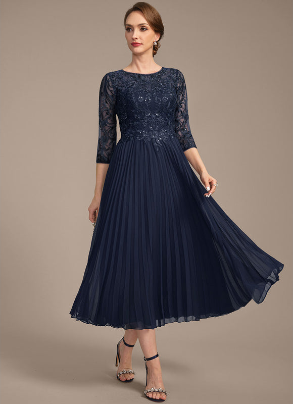 Robe Cérémonie Nuit Plissée Élégante - gallery 1