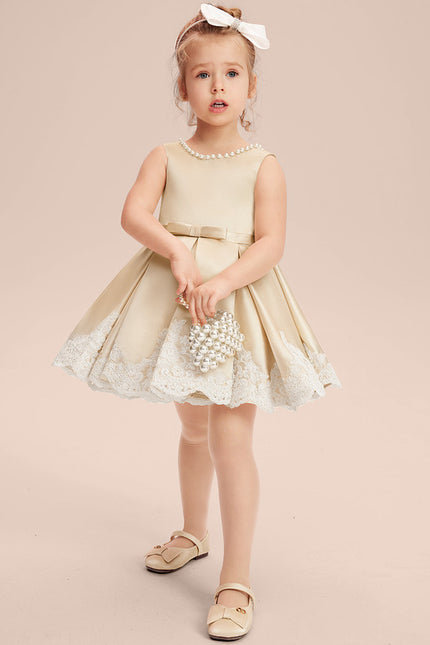 Robe Cérémonie Satinée Précieuse - gallery 5