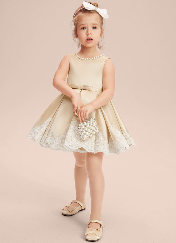 Robe Cérémonie Satinée Précieuse - gallery 5