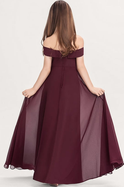 Robe Ceremonie Grande Taille Bordeaux - gallery 2