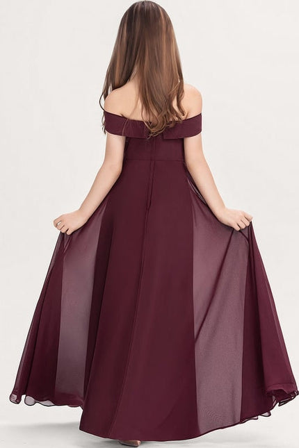 Robe Ceremonie Grande Taille Bordeaux - gallery 2