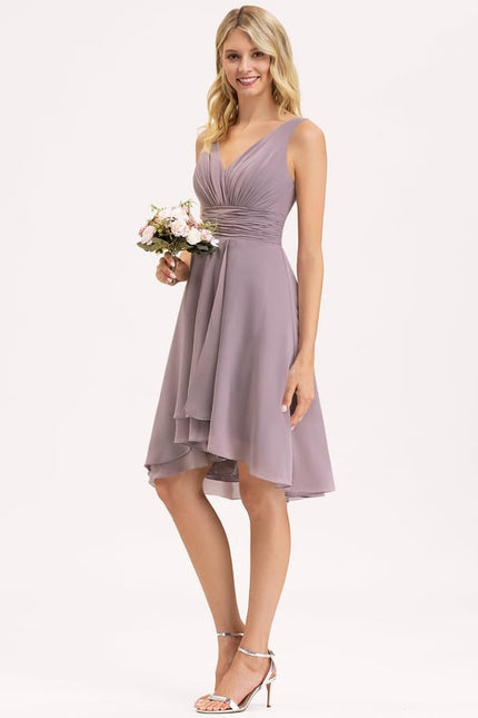 Robe Cérémonie Fluide Marine Élégante - gallery 1