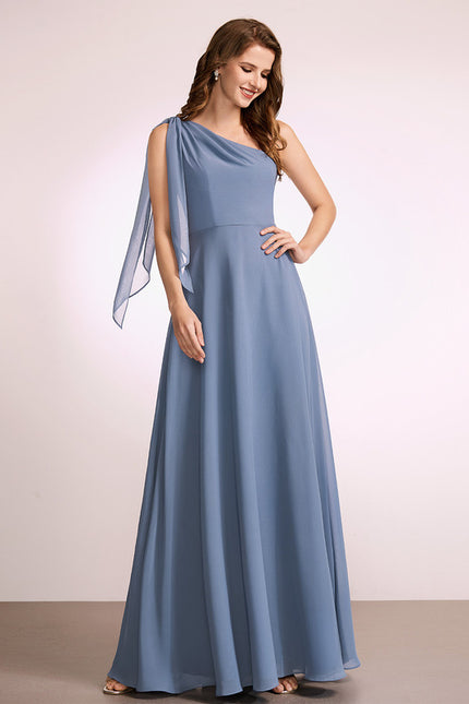 Robe Cérémonie Mousseline Rose Pâle - gallery 3