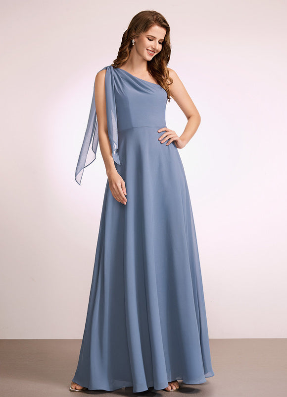 Robe Cérémonie Mousseline Rose Pâle - gallery 3