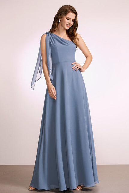 Robe Cérémonie Mousseline Rose Pâle - gallery 3