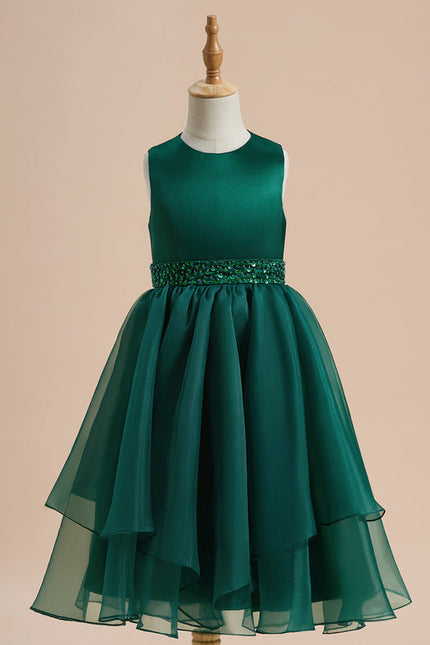 Robe Cérémonie Émeraude Festive