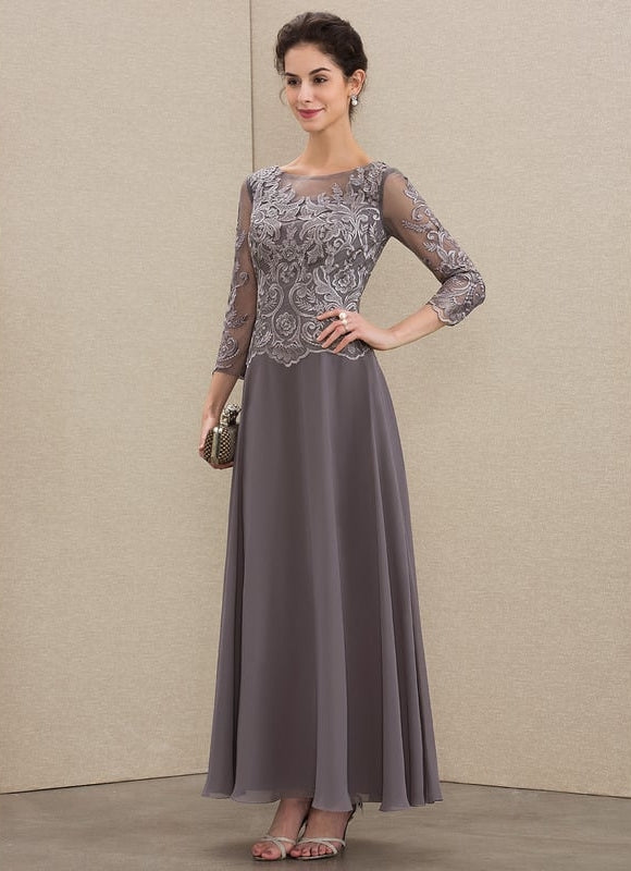 Robe Cérémonie Longue Élégante Bleu - gallery 1