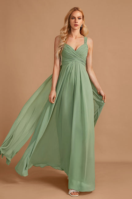 Robe Cérémonie Longue Volants Rose - gallery 4