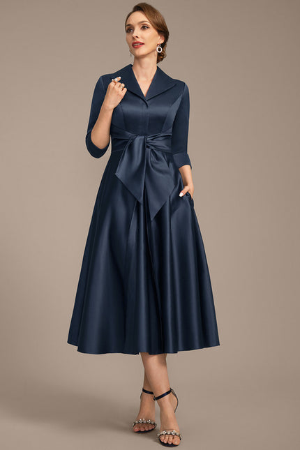 Robe Cérémonie Satin Intemporelle - gallery 3